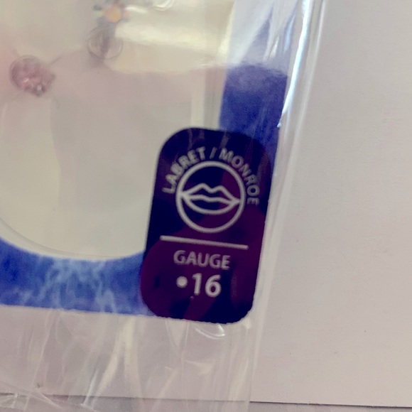 6/$20 16 gauge labret/monroe 3pack - Picture 2 of 4